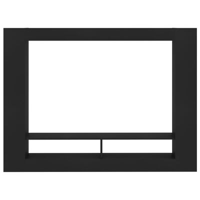 vidaXL Móvel de TV 152x22x113 cm contraplacado preto