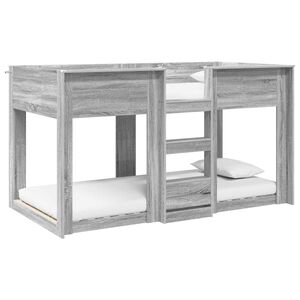 vidaXL Beliche para Crian&ccedil;as Cinza Sonoma 75 x 190 cm