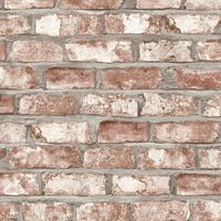DUTCH WALLCOVERINGS Papel de parede efeito tijolos vermelho EW3102