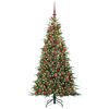 vidaXL &Aacute;rvore de Natal Articulada Artificial Verde 180 cm PE e PVC