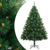 vidaXL &Aacute;rvore de Natal artificial articulada com suporte 210 cm