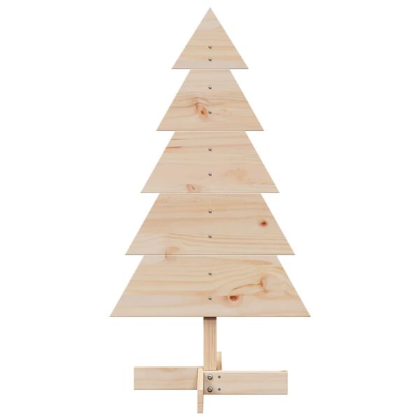 vidaXL Árvore de Natal decorativa 100 cm madeira de pinho maciça
