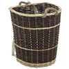 vidaXL Mochila para lenha com al&ccedil;as 44,5x37x50cm salgueiro natural