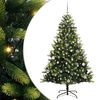 vidaXL &Aacute;rvore de Natal Artificial com Hastes Flex&iacute;veis 150 LEDs Verde