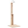 vidaXL Chuveiro Externo 206 cm Natural
