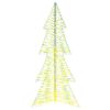 vidaXL &Aacute;rvore de Natal com 160 LEDs Branco quente 150 cm PET