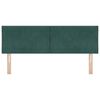 vidaXL Cabeceira com cabeceira Verde-escuro 160 cm Veludo