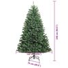 vidaXL &Aacute;rvore de Natal Articulada Artificial Verde 240 cm PVC e Metal
