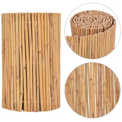 vidaXL Cerca de bambu 500x50 cm