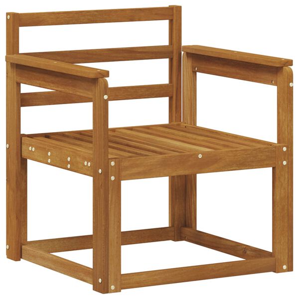 vidaXL Sof&aacute; exterior Madeira S&oacute;lida de Ac&aacute;cia Natural