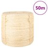 vidaXL Corda 100% sisal 6 mm 50 m