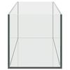 vidaXL Aqu&aacute;rio com armazenamento Transparente 80 x 20 x 20 cm Vidro