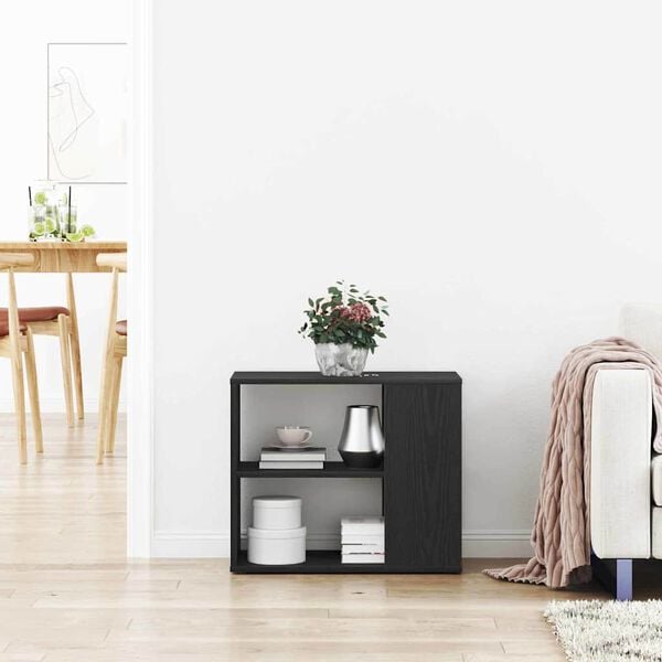vidaXL Buffet Carvalho Preto 60 x 30 x 50 cm Madeira processada
