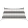 vidaXL Vela de Sombra Cinza Claro e Branco 3 / 4 x 2 m HDPE