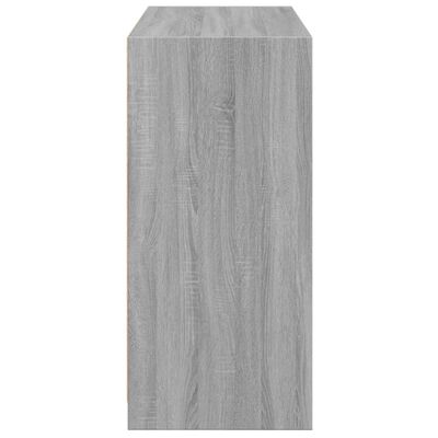 vidaXL Roupeiro 77x48x102 cm derivados de madeira cinzento sonoma