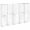 vidaXL Muro gabi&atilde;o com tampas a&ccedil;o galvanizado 300x30x200 cm
