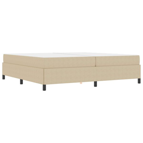 vidaXL Estrutura da Cama Cinza Verde Claro 200 x 200 cm tecido