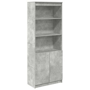 vidaXL Arm&aacute;rio alto 70x35x180 cm derivados de madeira cinza cimento