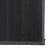 vidaXL Tapete retangular 80x400 cm bambu preto