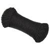 vidaXL Corda de trabalho 3 mm 25 m poliéster preto