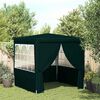 vidaXL Tenda festas profissional c/ paredes laterais 2x2m 90g/m² verde