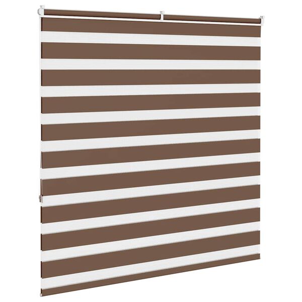 vidaXL Cortina de zebra 150x150 cm largura do tecido 145,9cm poli&eacute;ster