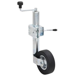 vidaXL Roda macaco p/ reboque c/ bra&ccedil;adeira divis&atilde;o 60mm a&ccedil;o galvaniz.