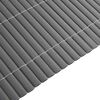 vidaXL Cerca de jardim dupla face cinzento 1,8x5 m PVC