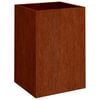vidaXL Vaso/floreira 42x38x75 cm a&ccedil;o corten