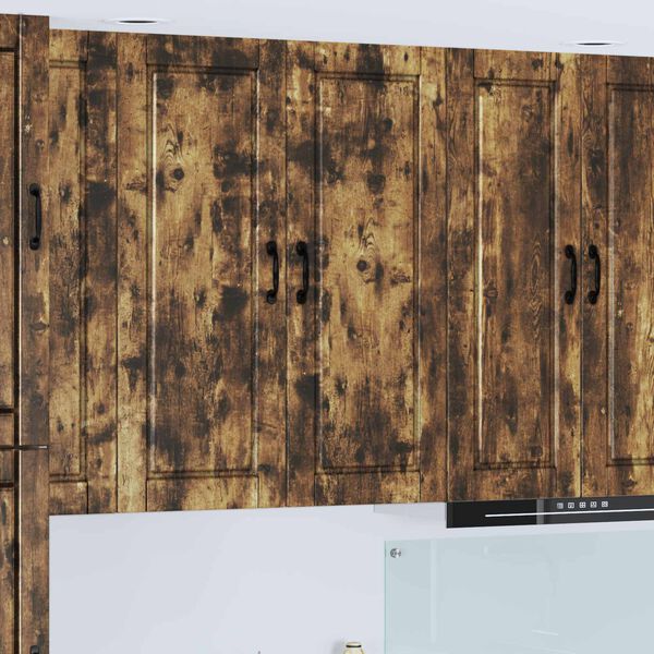 vidaXL Arm&aacute;rio de Cozinha com porta Carvalho Defumado 40 x 31 x 100 cm