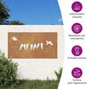 vidaXL Decora&ccedil;&atilde;o p/ muro de jardim 105x55cm a&ccedil;o corten design p&aacute;ssaros