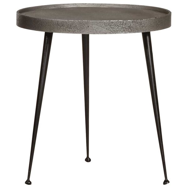 vidaXL Mesas de centro 2 pcs derivados de madeira prateado