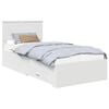 vidaXL Estrutura da Cama Branco 90 x 190 cm Derivados de Madeira