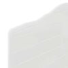 vidaXL Cabeceira Branco Brilhante 75 cm Madeira processada