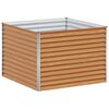 vidaXL Canteiro de jardim elevado 98 x 100 x 68 cm A&ccedil;o Galvanizado