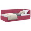 vidaXL Estrutura de Cama de Canto Vinho Vermelho 100 cm x 200 cm