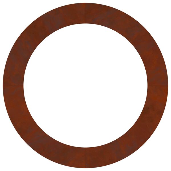 vidaXL adequado para An&eacute;is de &Aacute;rvore Planos 5 pcs Castanho &Oslash;90 / 120 cm