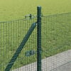 vidaXL Poste de Cerca Verde 25 x 0,6 m (malha de 16 x 16 mm) A&ccedil;o e PVC
