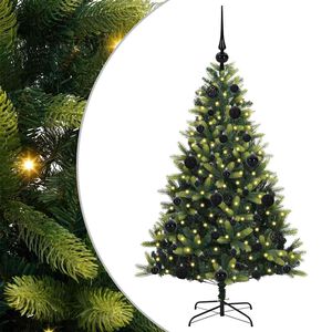 vidaXL &Aacute;rvore de Natal Artificial com Hastes Flex&iacute;veis 150 LEDs Verde