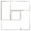 vidaXL Vaso de Jardim Branco 60 x 60 x 50 cm A&ccedil;o laminado a frio