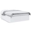 vidaXL Estrutura de cama 150x200 cm derivados de madeira branco