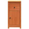 vidaXL Buffet Marrom Cera 39 x 34,5 x 80 cm Madeira de Pinheiro S&oacute;lida