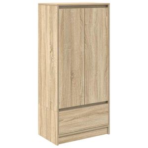 vidaXL Arm&aacute;rio com gaveta 55,5x34x119,5 cm carvalho sonoma