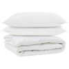 vidaXL Duvet para Todas as Esta&ccedil;&otilde;es 3 pcs Branco Microfibra