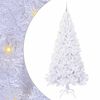 vidaXL &Aacute;rvore de Natal Artificial com 300 LEDs Branco 240 cm PVC e A&ccedil;o