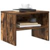 vidaXL Mesa cabeceira 40x30x30 cm derivados de madeira carvalho fumado