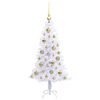 vidaXL &Aacute;rvore de Natal Artificial com 150 LEDs Branco 120 cm PVC e A&ccedil;o