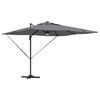 vidaXL Parasol Roma Antracite 286 x 285 x 270 cm Alumínio e Poliéster