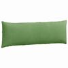 vidaXL Travesseiros de Sof&aacute; 2 pcs Verde claro 120 x 40 cm