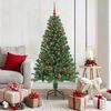vidaXL &Aacute;rvore de Natal Artificial Verde 150 cm PVC, A&ccedil;o e Pl&aacute;stico